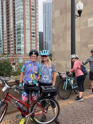 Bike the Drive. Me on the left.